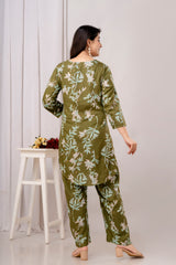 Green Printed Co-Ord Set