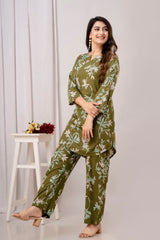 Green Printed Co-Ord Set