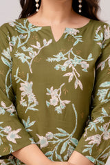 Green Printed Co-Ord Set