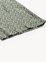 Printed Pure Cotton Shirt With Trouser