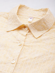 Beige Color Printed Co-ord Set