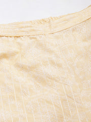 Beige Color Printed Co-ord Set