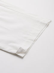 Red printed Kurta with Trousers