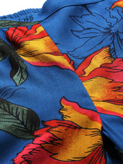 Blue Floral Printed Co-ord Set