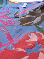 Multicolored Floral Printed Tunic With Trousers