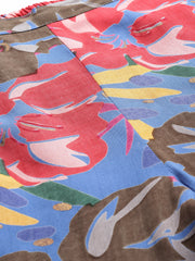 Multicolored Floral Printed Tunic With Trousers