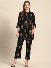 Ethnic Motifs Printed Cotton Shirt with Trousers