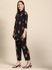 Ethnic Motifs Printed Cotton Shirt with Trousers