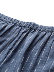 Self-Striped Pure Cotton Co-Ords