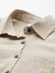 Embroidered Pocket Detail Co-Ords