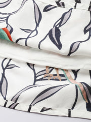 Floral Printed Gathered or Pleated Fit & Flare Dress