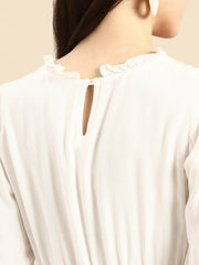 Floral Printed Gathered or Pleated Fit & Flare Dress