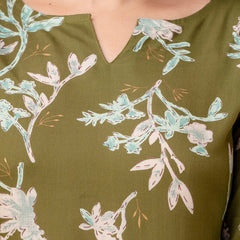 Green Printed Co-Ord Set