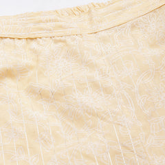 Beige Color Printed Co-ord Set