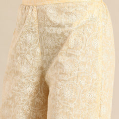 Beige Color Printed Co-ord Set
