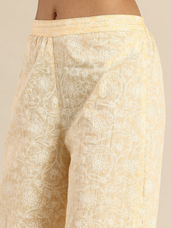 Beige Color Printed Co-ord Set