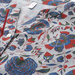 Blue regular a-line top