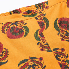 Women's Floral Printed Cotton Kurta Set