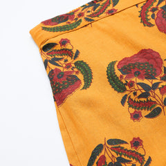 Women's Floral Printed Cotton Kurta Set