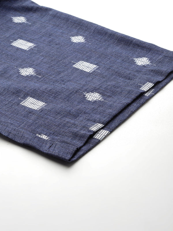 Geometric Self Design Lurex Detail Pure Cotton Co-Ords