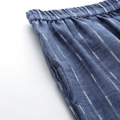 Self-Striped Pure Cotton Co-Ords
