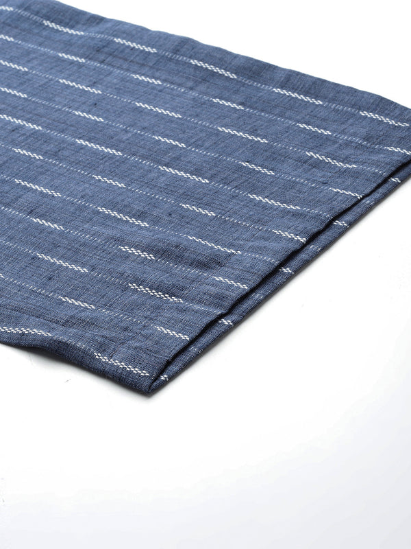 Self-Striped Pure Cotton Co-Ords