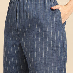 Self-Striped Pure Cotton Co-Ords