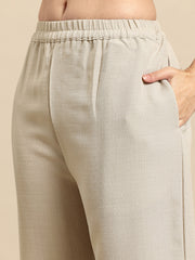 Embroidered Pocket Detail Co-Ords