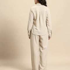 Embroidered Pocket Detail Co-Ords