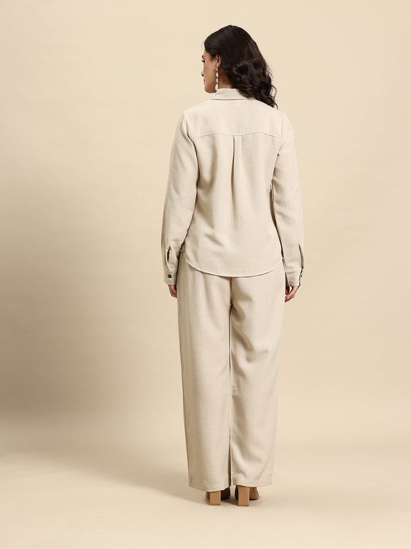 Embroidered Pocket Detail Co-Ords