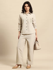 Embroidered Pocket Detail Co-Ords