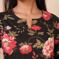 Floral Printed Top With Palazzo Co-Ords