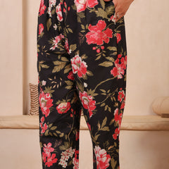 Floral Printed Top With Palazzo Co-Ords
