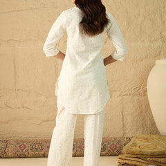 Cotton Printed Top with Palazzos