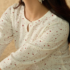 Cotton Printed Top with Palazzos