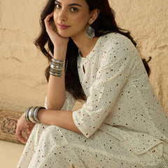 Cotton Printed Top with Palazzos