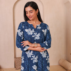 Floral Printed Top With Palazzo Co-Ords