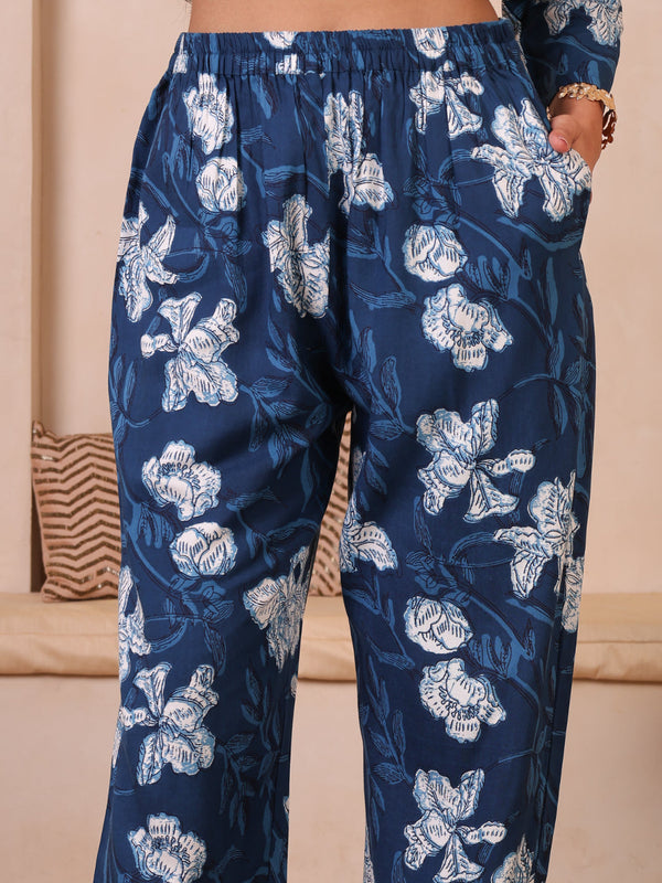 Floral Printed Top With Palazzo Co-Ords