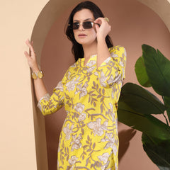 Floral Printed Top With Palazzo Co-Ords