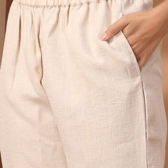 Embroidered Shirt with Trousers