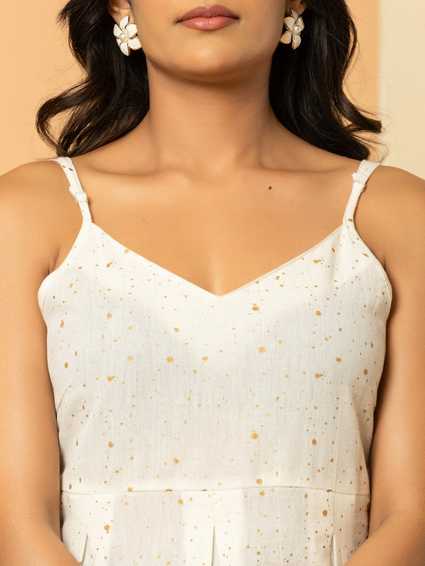 Women Ethnic Motifs Printed Cotton Peplum Top
